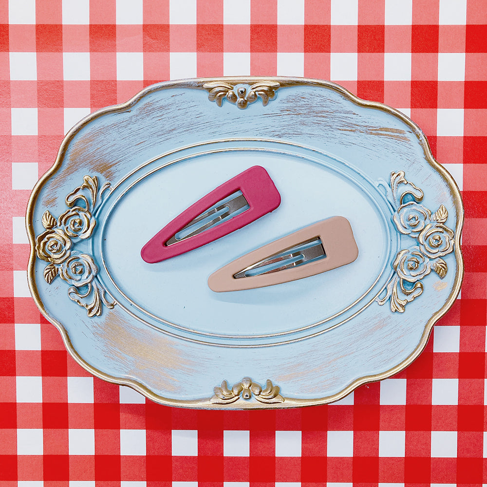 minacute公式】 BIGパッチンピン 2個セット（アップルパイカラー