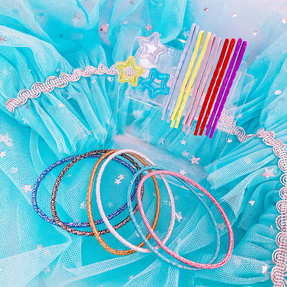 mnct カラフルピン&シャイニー ゴムセット