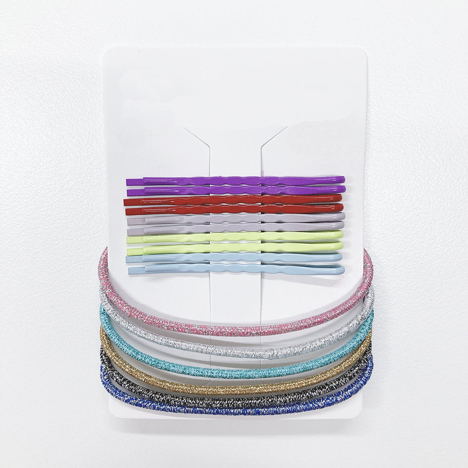 mnct カラフルピン&シャイニー ゴムセット