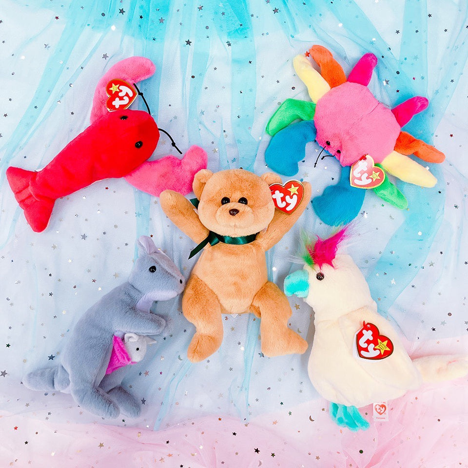 LIMITED EDITION Beanie Babies ポンポン (M)