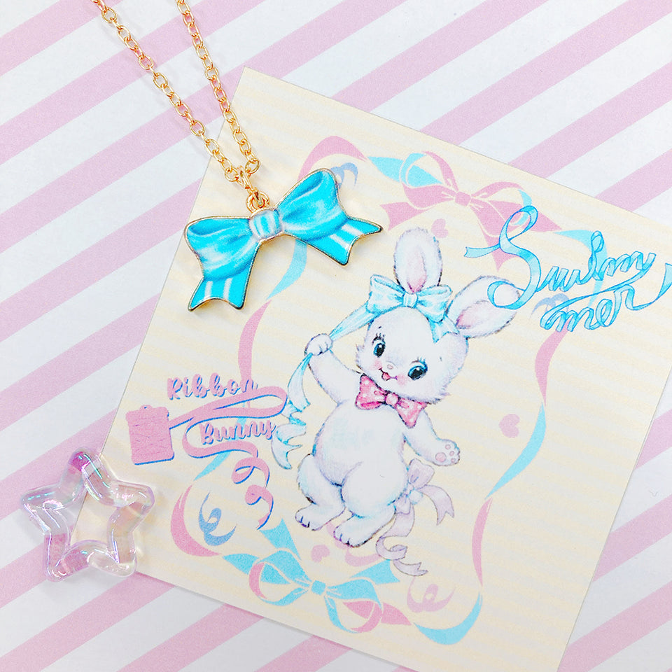 【SWIMMER×  minacute】 POP OUT！ リボンネックレス
