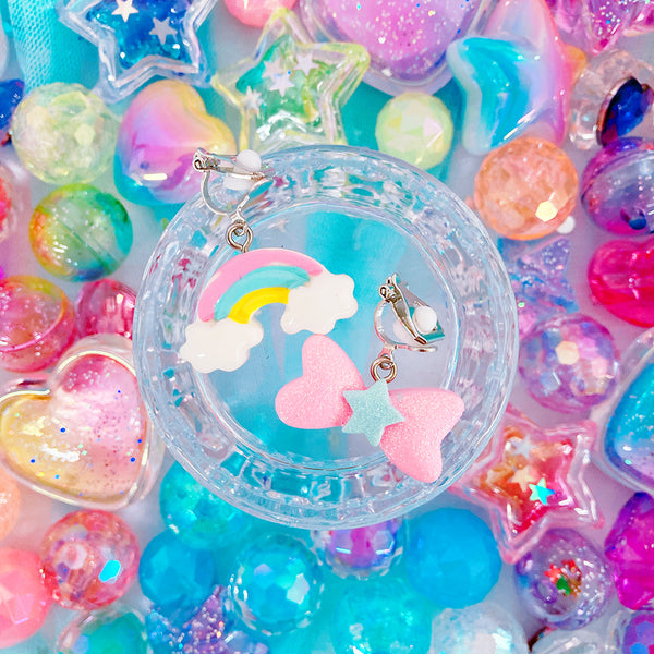 minacute公式】リボン＆レインボー イヤリング – Utopia